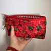 Zipper Design Pencil Case Strawberry Print Cosmetic Bag Trendy Makeup Pouch  School Supplies
