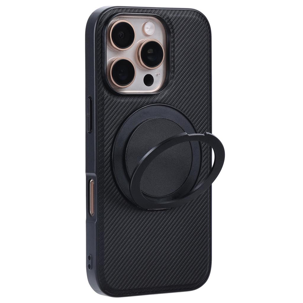 VILI TCY Series for iPhone 16 Pro Magnetic Phone Case Ring Kickstand PC TPU Back Cover