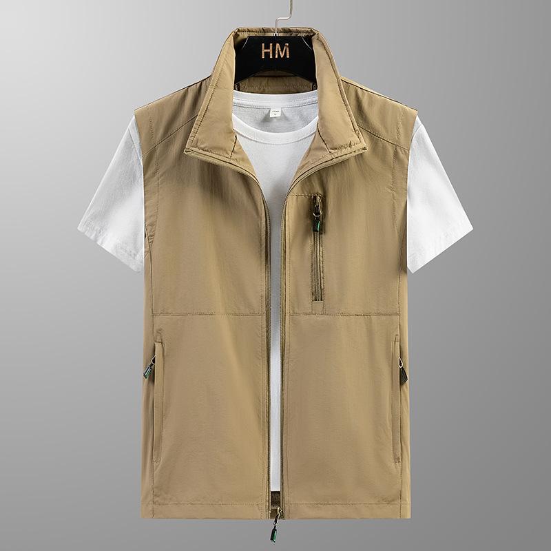 Весенне-осенний мужской жилет для альпинизма на открытом воздухе, жилет больших размеров для спортивной фотографии и рыбалки