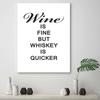 Canvas print, Wine and whiskey