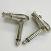 10PCS 1/4 Inch 6.35mm Right Angle 90 Degree Mono Male Jack Plug