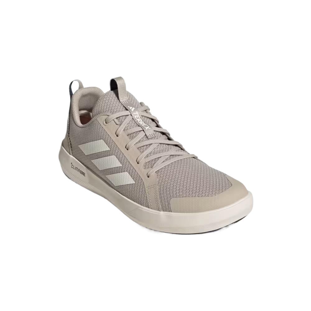 adidas Terrex Boat ClimaCool Модные Удобные Трендовые Минималистичные Дышащие Низкие Походные Ботинки Унисекс Походные Ботинки Белые Коричневые JI3501