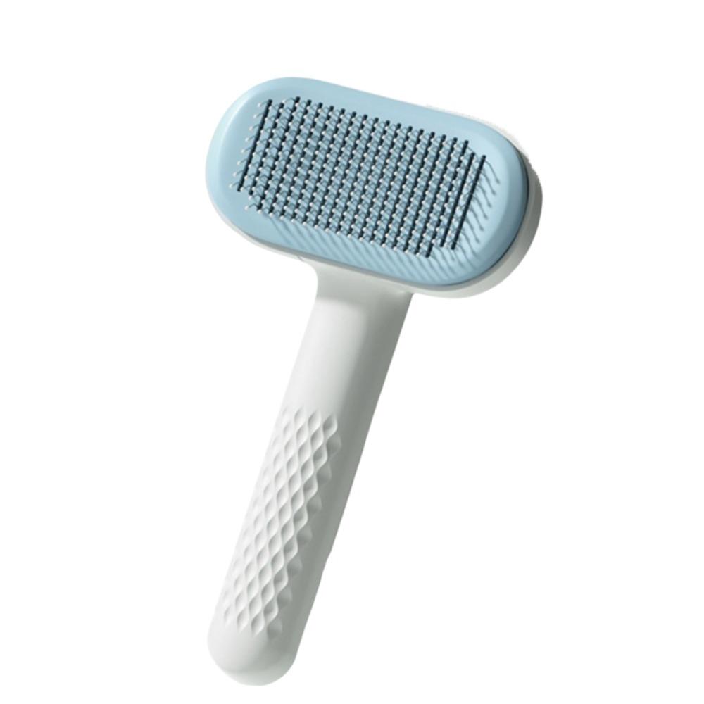 Self-Cleaning Pet Needle Comb Stainless Steel Dog Hair Remover Pet Massage Comb  Bath