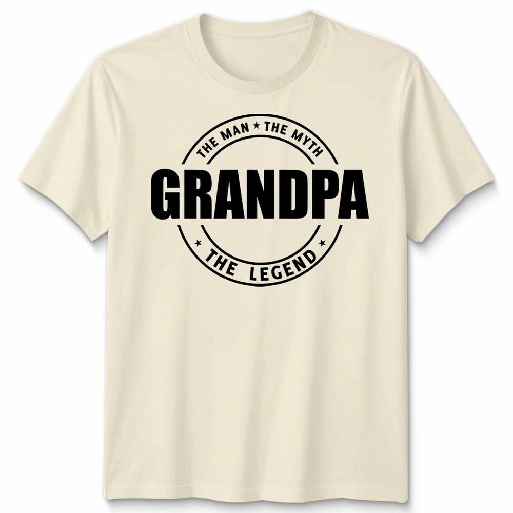 Grandad Unisex T Shirt The Unisex The Myth The Legend Fathers Day 2026 Tops Gift