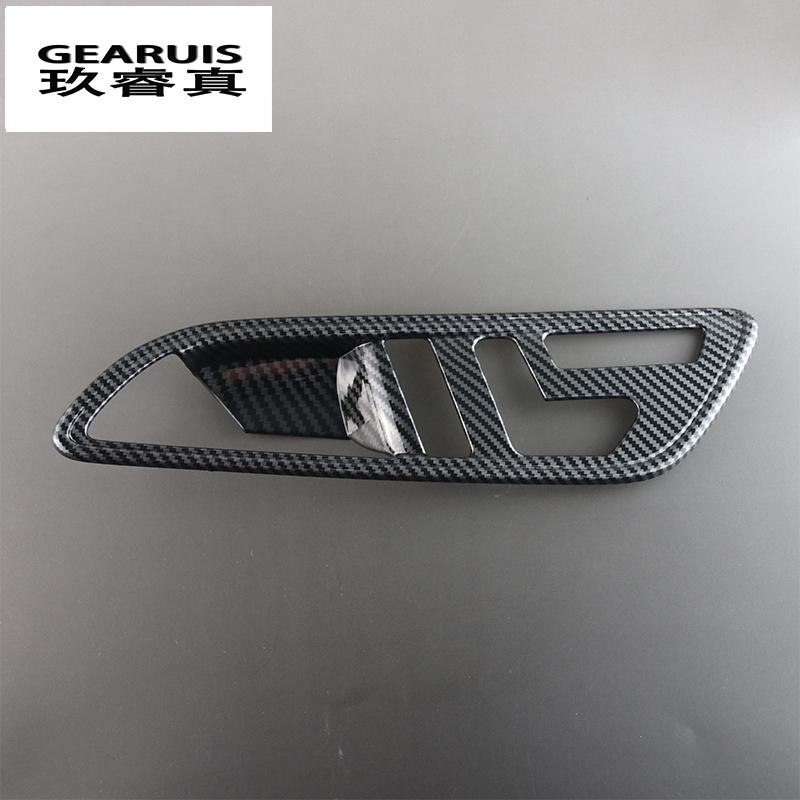 Carbon Fiber Car Styling Door Buttons Seat Adjustment Panel Cover Stickers Trim for Mercedes Benz A GLA CLA Class W176 X156