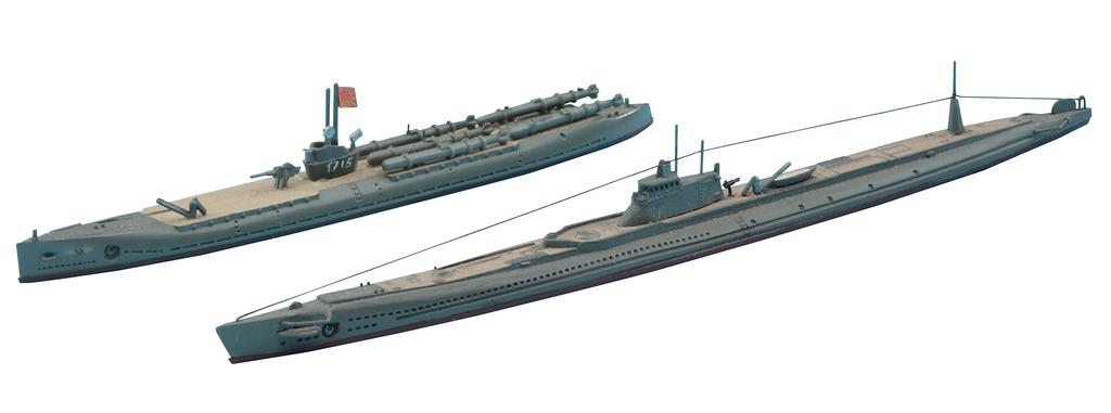 Hasegawa Waterline Series Japanese Navy Submarine Plastic Model Kit 432 1/700 I-370/I-68