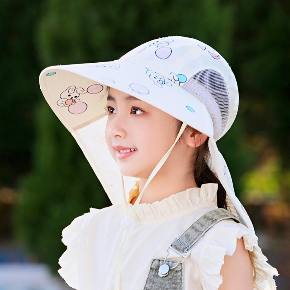 Anti-UV Fisherman Hat Wide Brim Bucket Hat New Beach Hat Boys Girls