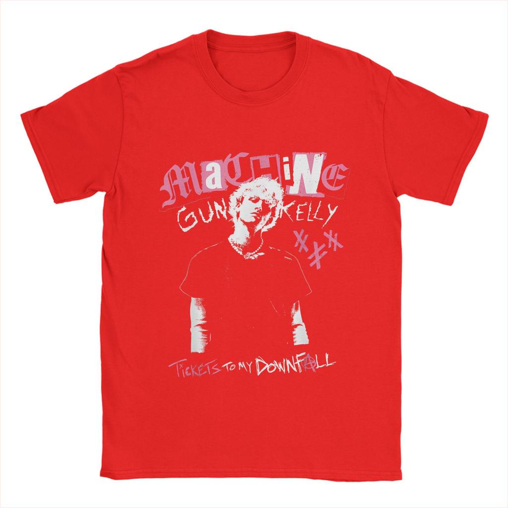 MGKs Disheveled American Rhythm Blues Singer Print TShirt for Unisex Cotton ShortSleeved TShirt for Streetwear