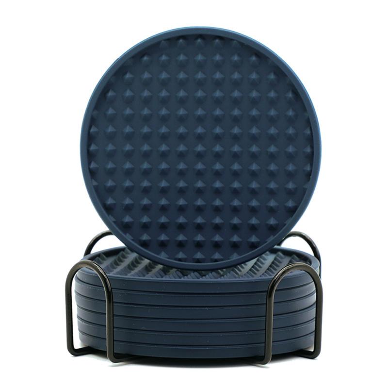 6 шт. силиконовые подставки, нескользящие, антипригарные, можно мыть в посудомоечной машине, двухсторонние термостойкие подушечки с