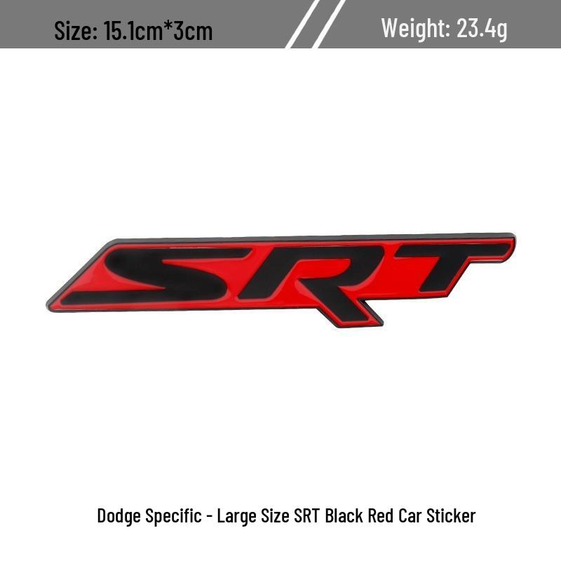 Dodge CHALLENGER Journey SRT Металлическая декоративная наклейка на решетку радиатора и задний значок