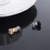 For Men Women Round Fake Ear Jewelry Magnet Ear Clips Korean Ear Cuff Clip On Earrings Crystal