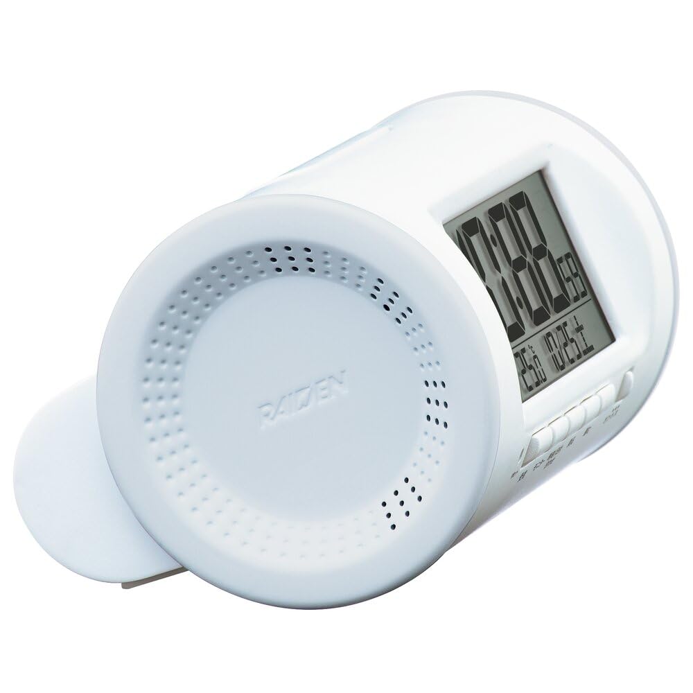 Seiko Clock Будильник Настольные часы Цифровые Громкие Белые PYXIS RAIDEN NR540W 81×138×99 мм