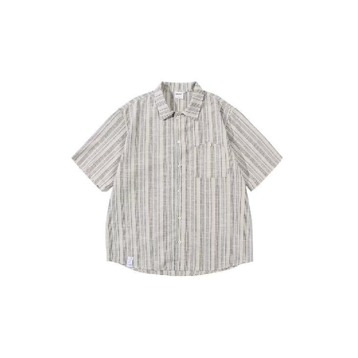 Мужская рубашка с короткими рукавами и буквами в японском стиле Гонконга, свободная рубашка для мужчин и женщин, летняя модная универсальная повседневная куртка