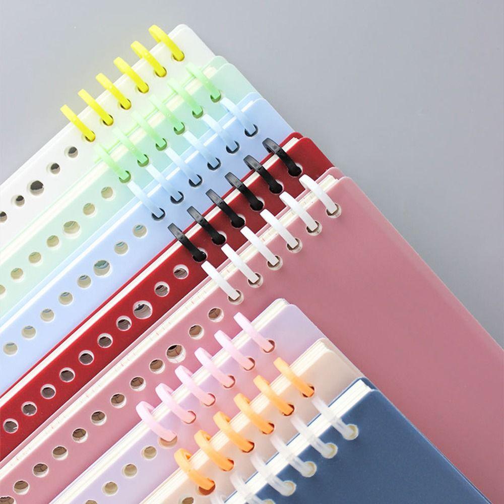 Принадлежности для переплета блокнотов Бумажное кольцо-биндер Кольцо-биндер для DIY 6-кольцевое круглое кольцо Кольцо для листов