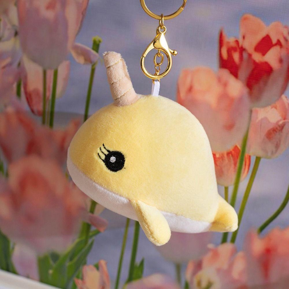 Мягкая плюшевая кукла-кит, пушистый плюшевый кулон в виде кита, подарки на день рождения для друзей