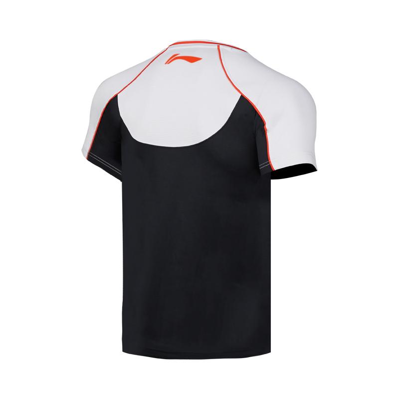 Li Ning Cba 25-26 Сезон Баскетбол Профессиональный Судья Футболка с Коротким Рукавом Быстросохнущая Влагоотводящая Дышащая Спортивная Футболка Унисекс Топы ATSW525-1