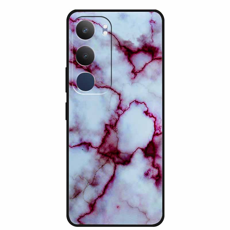 Luxury Phone Case For Vivo Y19s Pro 4G Soft TPU Silicone Back Case For Vivo Y29 5G Y 29 19s Marble Patterns Cover Bumper Funda