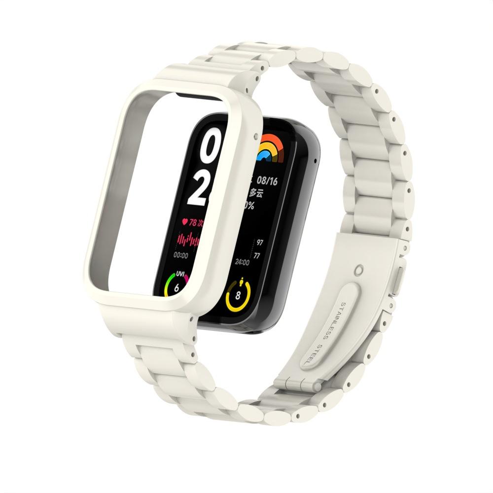 Для Xiaomi Mi Band 8 Pro Ремешок из нержавеющей стали Металлический ремешок Защитный чехол-рамка для mi band 8 pro Защитный браслет Каркасы