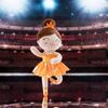 Soft Plush Doll Symphony Mist Gold Ballerina Girl Dream Girl Doll Children Cloth Toy Birthday Gift Orange