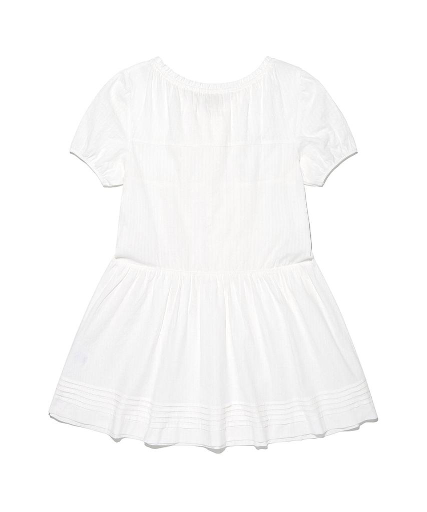 Lee Women'S Frill Short Sleeve Dress White