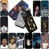 Чехол для телефона Apple iPhone 16 14 15 Plus 11 Pro Max 16E ProMax + 16Plus 15+ 14+ Мягкий чехол Футбол №5 Суперзвезда Футбола №5