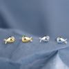 Women's Earrings Are Small and Simple To Sleep Without Taking Off Earrings. Personalized Small Fish Simple Design
