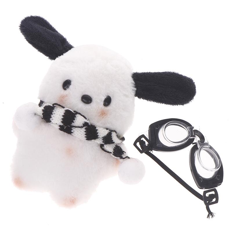 Плавательные очки Pochacco плюшевая игрушка мультяшный шарф щенок кулон мягкая кукла брелок автомобильный брелок рюкзак сумка Декор