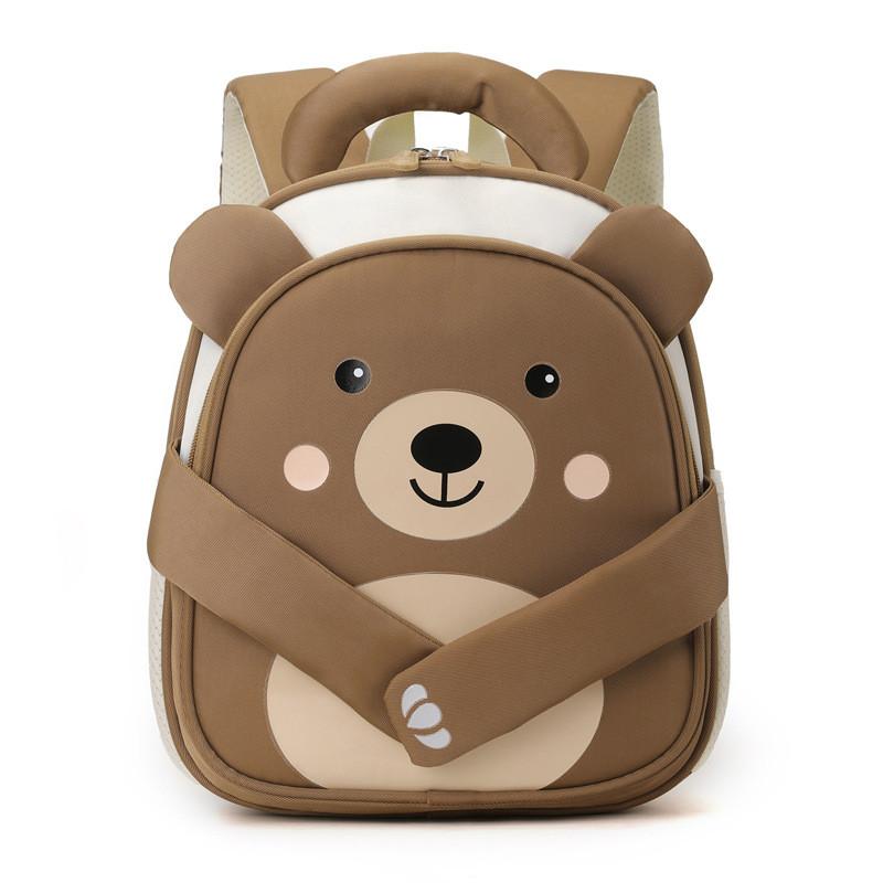 Childrens Cartoon Backpack With Tiger Design For School Use Kids Nylon
