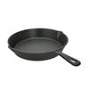 Nonstick Cast Iron Skillet Durable Oven Safe Cookware Pre-Seasoned Helper Handle Easy Clean Cooking Suitable Induction Gas