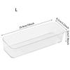 1Pcs Transparent Desk Storage Organizer Drawer Table Jewelry Container Makeup Organizer Box