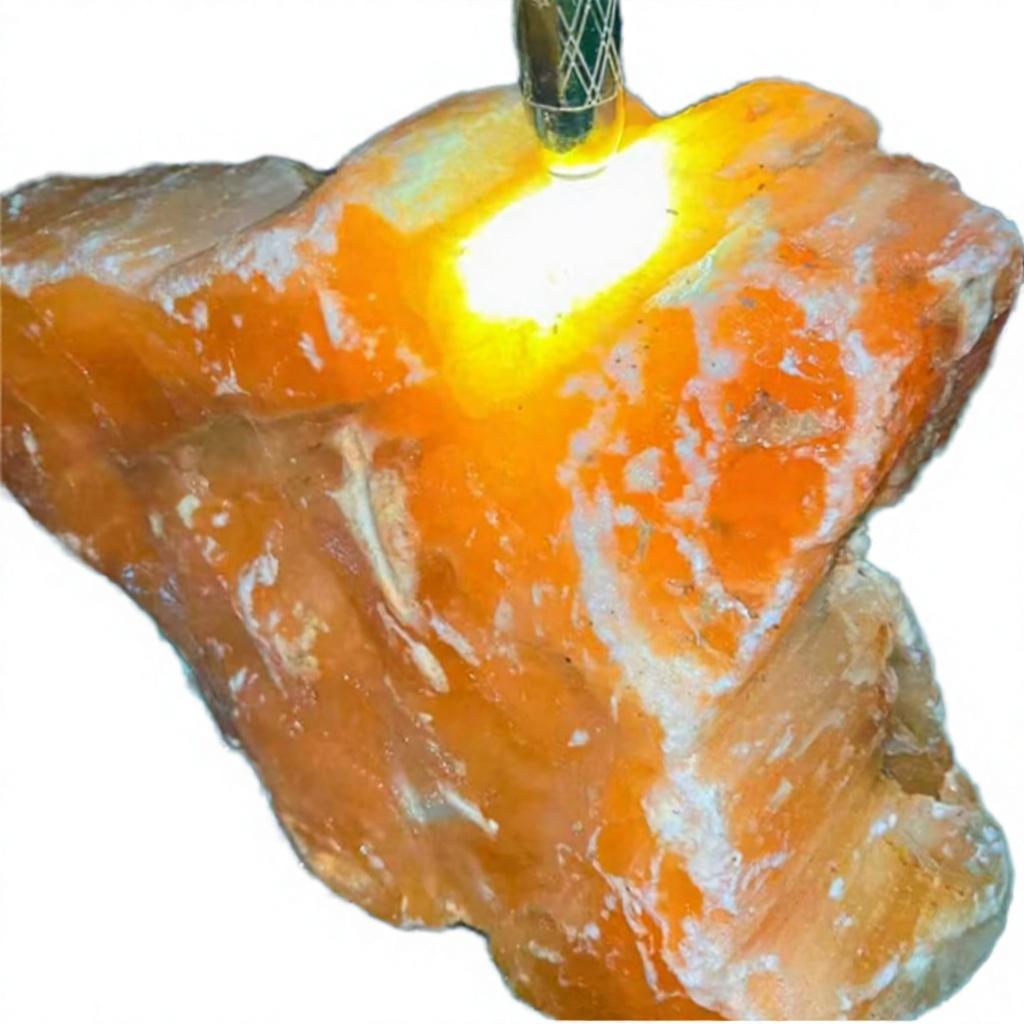 Big Size Rough Crystals Healing Stones Natur Orange Selenite Raw Gemstone Carved Ball Reiki for Sale