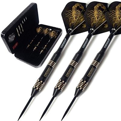 Cuesoul Набор стальных дротиков Black Scorpion Deluxe, 20 г, F2002-L