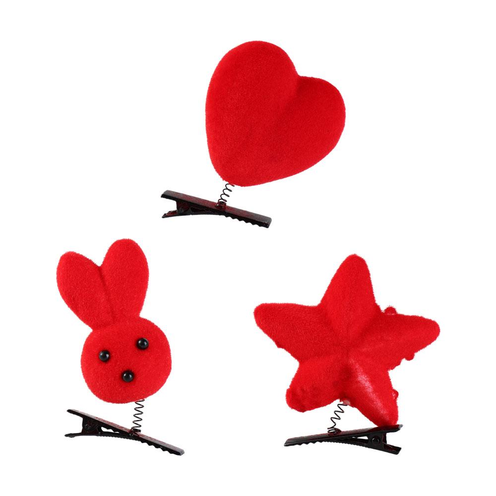 Dog Chicken Barrettes Rabbit Duck Hair Clip Creative Daily