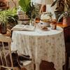 Корейский стиль, хлопковая скатерть с кисточками и ромашками, украшение для чайного стола, прямоугольное покрытие для стола для кухни, свадебной столовой