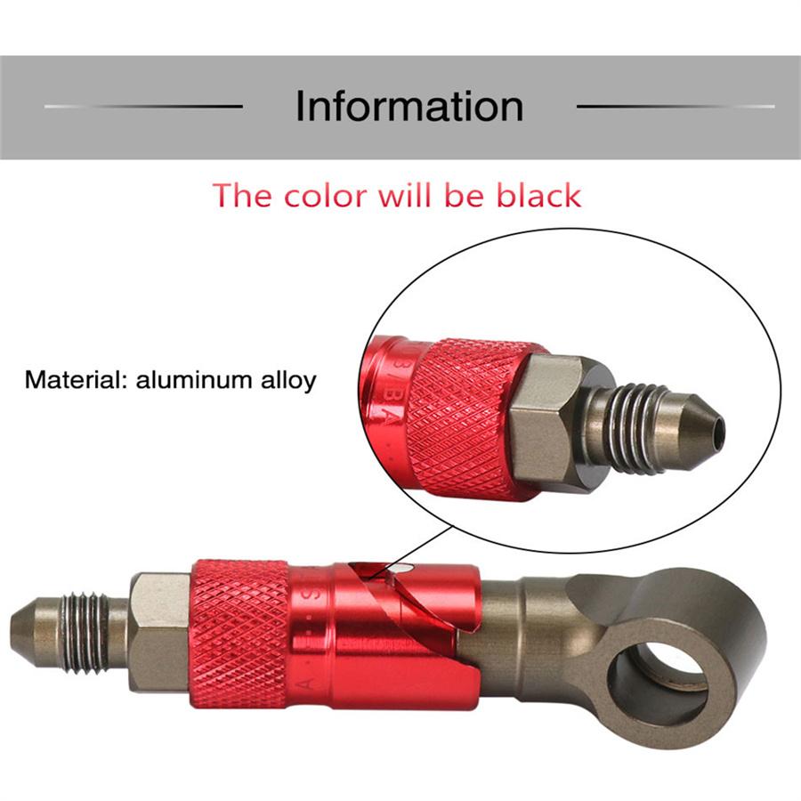 3 AN Черный Алюминиевый ЧПУ Быстроразъемный Сухой Тормозной Шланговый Фитинг Адаптер