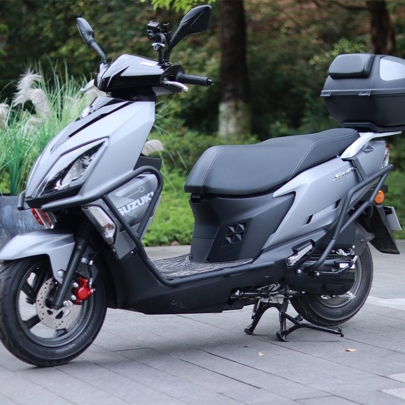 Легкий Мотоцикл Suzuki UY125 Защитные Противоударные Дуги - Передний и Задний Бамперы из Углеродистой Стали