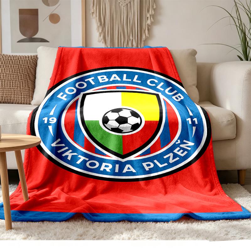 FC Viktoria Purchin Soft and comfortable flannel Suitable for sofas living rooms outdoor camping travel and also makes a great anniversary gift