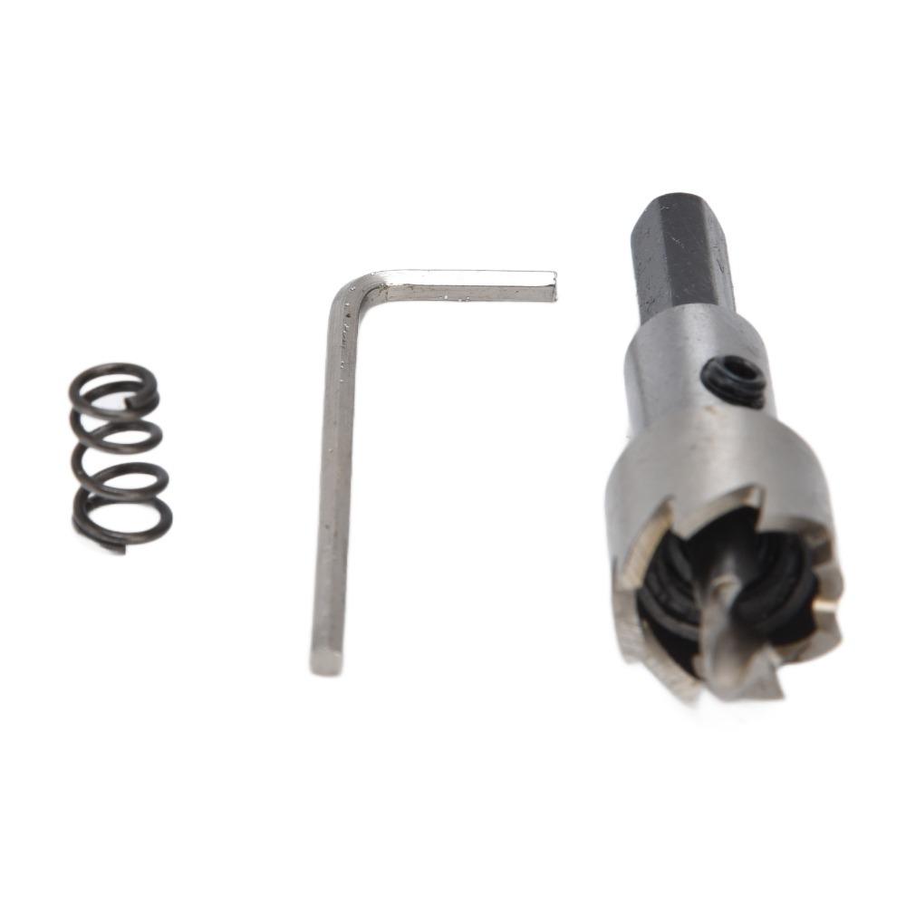 17mm Diameter Hole Saw Cutter Wood Plastic Alloy Compatible HSS Drill Bit For Metal