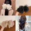 1 Chiffon Spring Clip, Large Bow Hair Clip, New Cloud-shaped Hair Accessory for the Back of a Ponytail Woman's Head