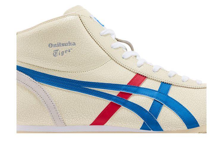 Мужские кроссовки Onitsuka Tiger Mexico Mid Runner Белый Синий Белый/Синий