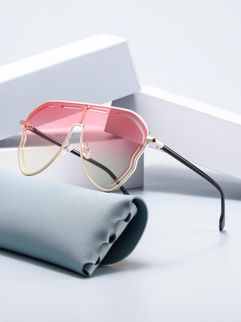 Цельные полые солнцезащитные очки Солнцезащитные очки Модные солнцезащитные очки для женщин