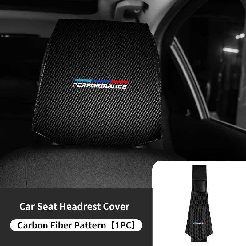 KWYP9 Hot Car Seat Headrest Cover Anti-dirty Neck Pillow Protector Accessories For BMW E46 E90 E60 F10 E39 F30 E30 G30 E53 F31 G2