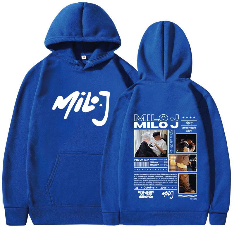 Rapper Milo J 111 Album Merch Hoodies Men Women Clothing Vintage Hip Hop Hooded Sweatshirt Casual Oversized Pullovers Fans Gift