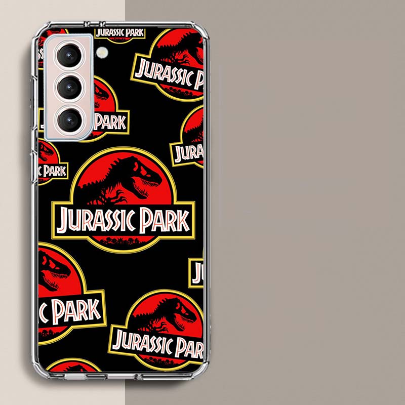Jurassic World Phone Case For Samsung Galaxy S25 Edge S24 S23 FE S21 S20 S10 Plus S22 S26 Ultra Cover Clear Cases TPU Capa Shell