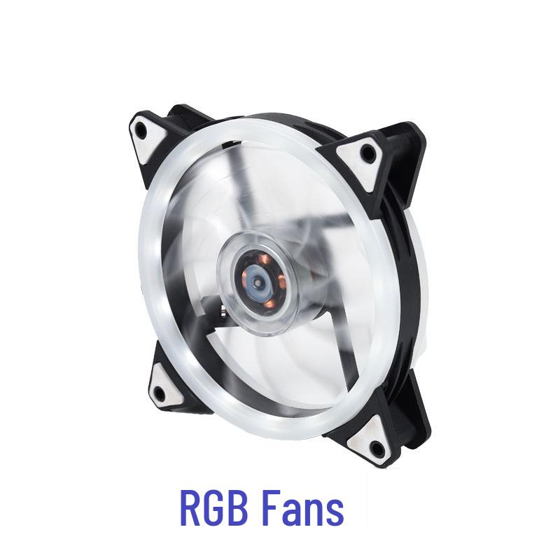 12 см RGB LED ультра-тихий вентилятор охлаждения корпуса настольного компьютера