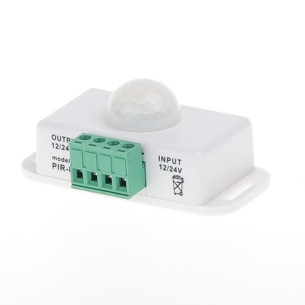 DC12V 24V Infrared Human Body Sensor Automatic Adjustable PIR Motion Sensor Switch IR Infrared Detector Light Switch Module 6/8A