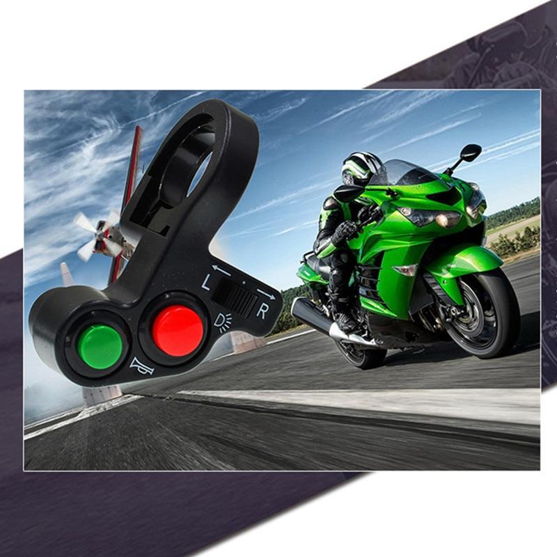 Motorcycle Handlebar Switch Electric Bike Scooter Horn Turn Signals On/Off Button Light Switch
