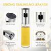 100 ML Glass Oil Mister Oil Sprayer for Cooking with Brush Oil Dispenser Oil Spray Bottle for Kitchen Air Fryer Grilling BBQ