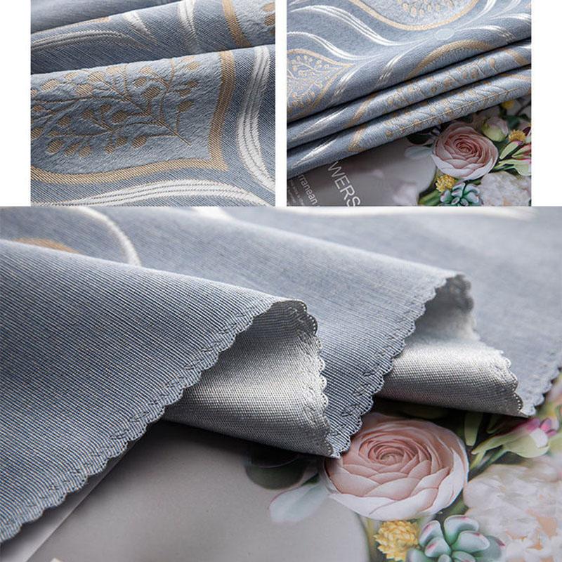 Плотные шторы в скандинавском стиле, простая гостиная, спальня, дом, изоляция, эркер, карниз для штор