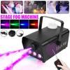 500W Fog/Smoke Machine W/ Remote RGB LED DJ Thrower DJ Party Family Ball Leisure Parties Light Smoke Thrower